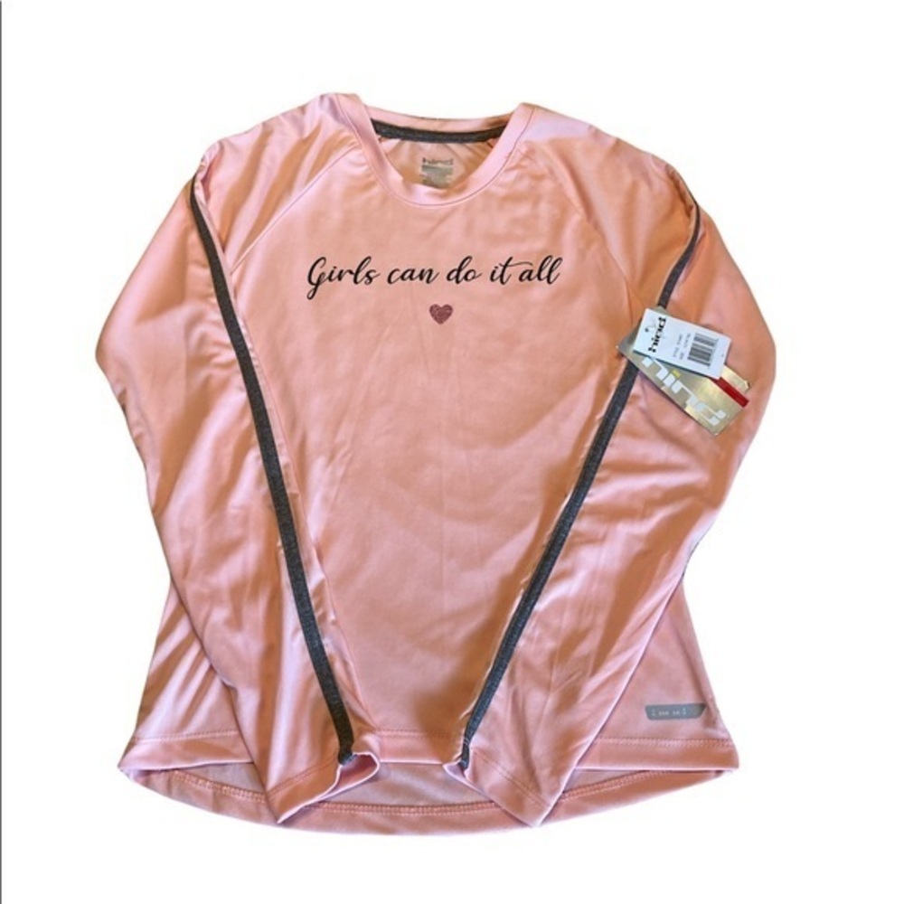 🌸NWT HIND Girls Long Sleeved Active Wear Top - size large 14/16
